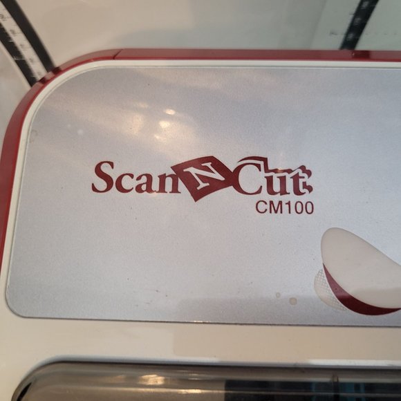 Brother Scan N Cut CM100 Red White With Extras Mats Pens Blades READ DESCRIPTION - Picture 9 of 16